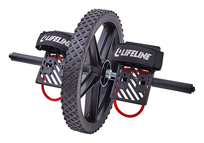 Lifeline Power Wheel for Ultimate Core Training Simultaneously Works up to 20 Muscles in Your Entire Body