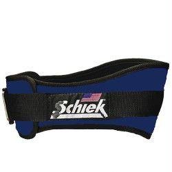 SCHIEK NYLON LIFTING BELT-6 INCH LIGHT NAVY LARGE