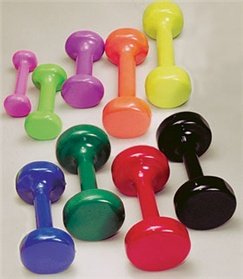 AliMed Vinyl-coated Dumbbell, 10 lbs.