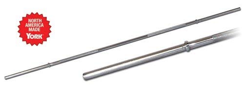 York Barbell 6 Foot Standard Chrome Straight Bar