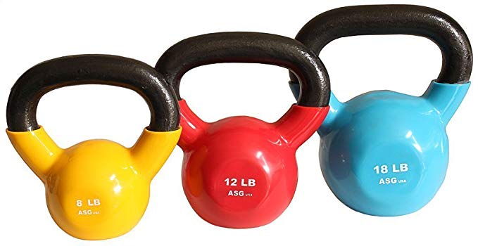 Ader Vinyl Kettlebell Choice of 5,8,10,12,15,18,20,25,30 Lbs