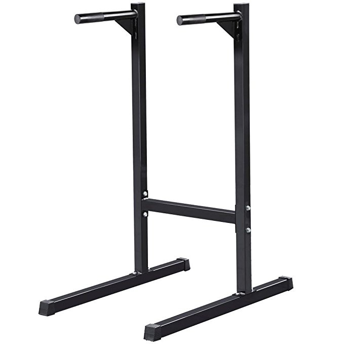 Yaheetech Heavy Duty Dip Stand Parallel Bar Bicep Triceps Home Gym Dipping Station Machine Dip Bar