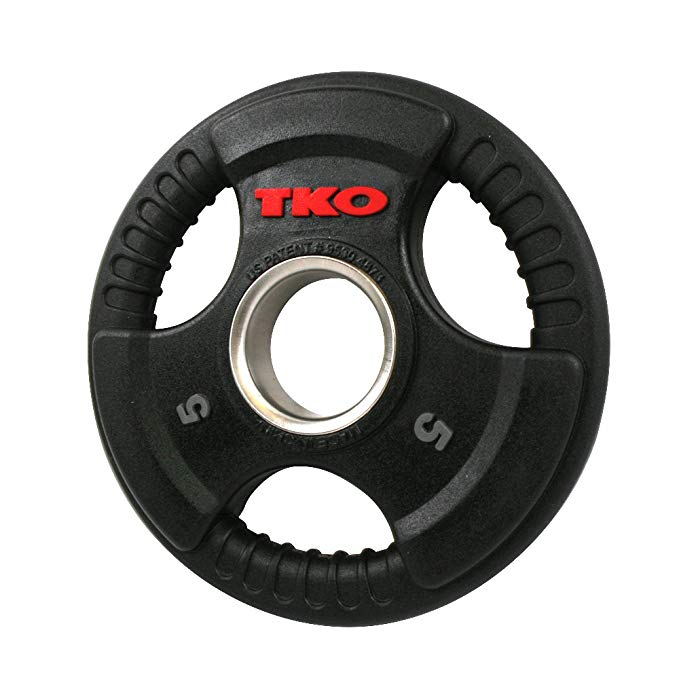 TKO Olympic Urethane Tri-Grip Plate