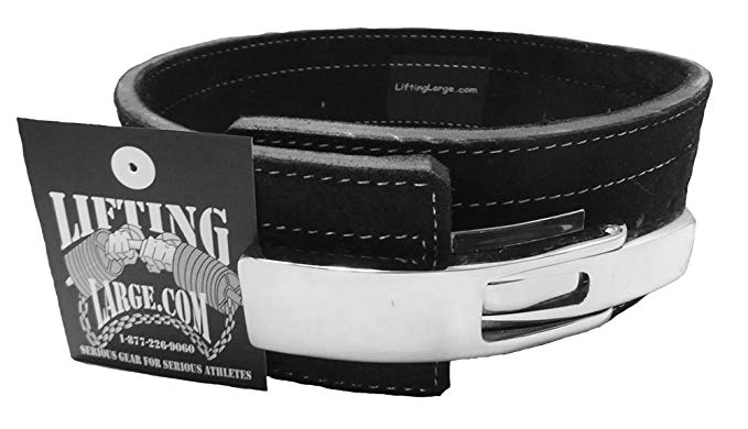 Powerlifting Belt with Lever Buckle - Weightlifting - Crossfit (Medium 29-37 in)