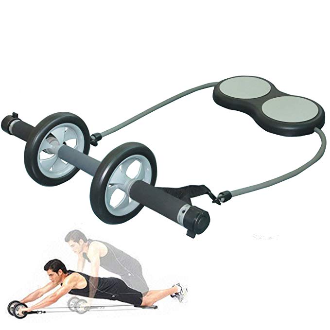 Primary Abdominal Exercise Wheel with Supporting Knee Pad Total Body Training