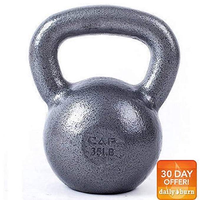 CAP Barbell Cast Iron Kettlebell Gray