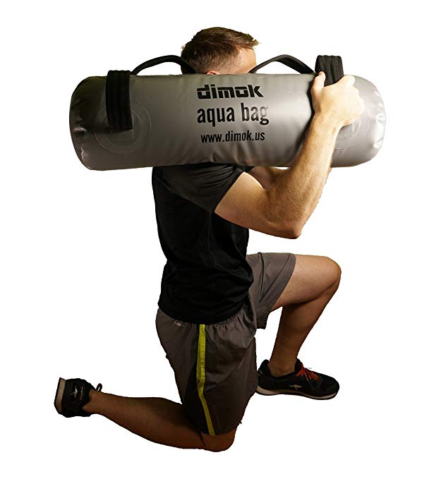 dimok Fitness Sandbags Alternative Aqua Bag Training Weight Bag - Crossfit Weights Portable Full Body Workout - Comes with a Foot Pump