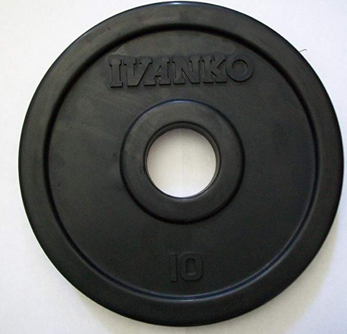 10 lb. Rubber Encased Olympic Plates (Pair)