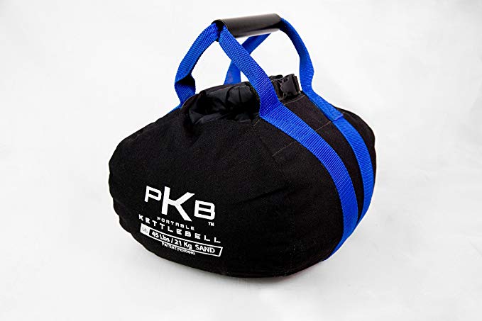 PKB PORTABLE KETTLEBELLS: The Original Sandbag Kettlebell - Crossfit, Travel, Yoga, Home Workout Sandbag Training Equipment Fully Adjustable Kettlebell Weights